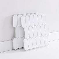 Lipni 3D sienų plytelė Žuvies žvynai PVC sienos lipdukas Atsparus vandeniui Atsparus pelėsiui Virtuvės užpakalinė panelė Virtuvei Vonios kambariui 30x30cm 1PCS