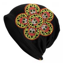 Custom Yayoi Kusama Abstract Painting Bonnet Beanie Knit Hats Men Women Fashion Unisex Adult Warm Winter Skullies Beanies Cap One Size yellow