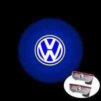 2/4 vnt. Automobilio durų pasitikimo lemputė Lazerinis projektorius Naktinis apšvietimas Volkswagen VW Lavida Touran CC Golf Bora Naujam Passat Tiguan Scirocco ncrw70 2Pcs