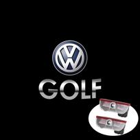 2/4 vnt. Automobilio durų pasitikimo lemputė Lazerinis projektorius Naktinis apšvietimas Volkswagen VW Lavida Touran CC Golf Bora Naujam Passat Tiguan Scirocco ncrw70 2Pcs