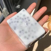 Creative Reusable Pimple Popping Squishy Tofu Shaped Super Soft Squishy Ball Pinch Sticky Sensory Toy Kid Adults white