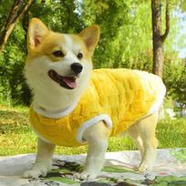 Warm Fleece Dog Vest Corgi Shiba Teddy Dachshund - Winter Pet Clothing Medium Dogs 3: Recommended for 10-14kg dogs, Chest 50cm