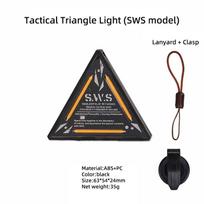WELLHIKE Cycling Triangle Light Outdoor Ambient Multi-function Warning Light Road Mountain Bike Folding Bike Tail light SWS