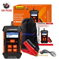 KONNWEI KW520 3-in-1 Lead Acid Battery Tester 12V 10A 24V 5A Charger Pulse Repair Tool Cranking Charging Test for Car Truck AGM