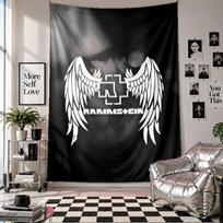 Rammstein Wall Tapestry Home Decor Wall Hanging Cloth for Bedroom Living Room Background 100cmx150cm
