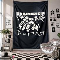 Rammstein Wall Tapestry Home Decor Wall Hanging Cloth for Bedroom Living Room Background 150cmx200cm