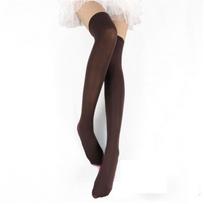 Versatile Thigh-High Stockings for Women One Size kava