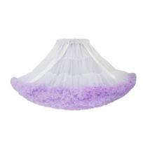 42cm 280g No Bone Petticoat Pleated Design Hexagon Mesh Crinoline Lolita Tutu Skirt  Daily Cosplay 30 white
