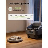 PATBRELA 80 L Wi-Fi Self-Cleaning Smart Cat Litter Box with LED Display
