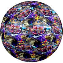 Lamine Yamal debiutinis „Barcelona“ futbolo kamuolys, 5 dydžio, mašininio siuvimo, universalus, tinka žaisti patalpoje ir lauke, unikalus dovanų variantas futbolo mėgėjams zq