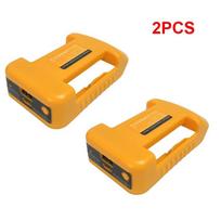 NEW USB Charger Adapter for Dewalt 18V 11V Lithitum Battery Portable Type-C Port Fast Charging Battery Storage Rack Holder Case
