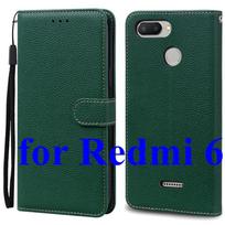Mi 6 dėklas Xiaomi Mi 6 dėklui Redmi 6 odinis piniginės tipo atverčiamas dėklas Xiaomi Redmi 6 Mi6 telefono dėklui Redmi6 dangtelis Fundas apvalkalas krepšiai