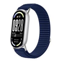 Nailoninis dirželis Xiaomi Mi Band 10 9 8 sportinis minkštas patogus kvėpuojantis apyrankė laikrodžio dirželis Mi Band 10 9 dirželio priedai mi band 10 black
