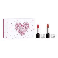 Dior Rouge Dior Set Gift Box Lipstick #999 3.5g+Lipstick #688 3.4g white