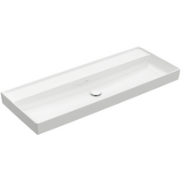Praustuvas Villeroy & Boch Collaro 120x47 cm, be skylės maišytuvui, be perpylimo, su CeramicPlus danga
