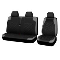 AUTOYOUTH 1+2 Sėdynių užvalkalai Automobilio sėdynės užvalkalas Transporteriui Ford transit Van Sunkvežimiui Sunkvežimiui Renault Peugeot Opel Vivar PU GRAY
