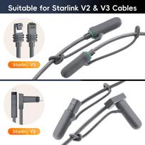 4Pcs for Starlink Gen 3/2 Cable Silicone Protective Caps Waterproof Anti-Dust for Starlink V2/3 Cable Plugs End Covers Accessory China Mainland gray