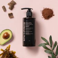 King's Power Black & Volume Gray Hair Cover Protein Dye Shampoo Dark Brown 1 pcs 300ml black