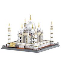 1113PCS World Architecture New Verson Taj Mahal-Agra India Building Blocks Bricks Assembled Decoration Collection Toy Girls Gift white