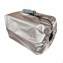 Airline enclosure Weather Protector Windproof Kennel Cover waterresistant Pet trip Accessory for Dog 50x35x34cm gray