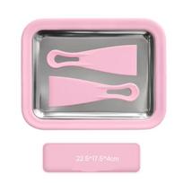 Ice Cream Maker Pan With 2 Scrapers Ice Cream Maker Plate Multifunctional Cold Sweet Fried Food Plate Rolled Ice Cream Maker gray