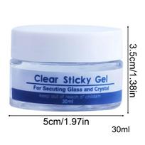 Clear Museum Wax Putty, Removable Reusable Adhesive For Glass Ceramic Figurines Non-Toxic Collectibles Display Hold, No R esidue gray