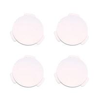 {NN72} 10 Pcs 25*45MM BiConvex Ultra Clear Lens For Google Cardboard Virtual Reality 3D VR Glasses 2-5mm Thickness white
