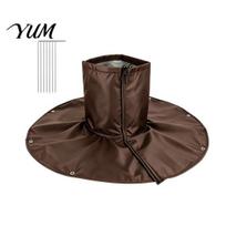 Shrub Winter Protection Shield Palm Tree Root Protector, 3-Layer Freeze Cover with Ground Stakes, Insulation Reusable Frost Kit Wrap for Trees Shrubs 1pc kava
