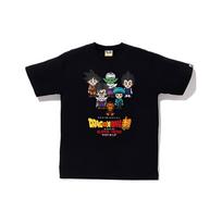 Bape X Dragon Ball Super Goku & Gohan & Pan & Piccolo &Vegeta Baby Milo Japan Exclusive Tee 2I23-110-918 M black