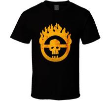 Immortan Joe Insignia Mad Max Movie Villian Fan T Shirt 2XL orange