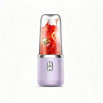 1/2Pcs 4 Color 400Ml Portable Usb Electric Travel Juicer Cup For Smoothie Milkshake Kitchen Mini Mixer Tool Pink Single red