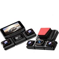 360° 4‑Channel Dash Cam, Wi‑Fi APP Control,1080P Front 720P Side Rear,Night Vision,G‑Sensor,24H Parking Monitor Car Camera 3 Lens None Card