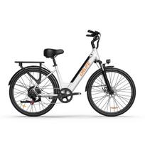 URLIFE E26 36V13Ah/ 48V10.4AH Baterija Miesto Komuteris Elektrinis Dviratis 250W Variklis Ebike 26 Colių Stori Padangų Suaugusiųjų Elektrinis Dviračio balta