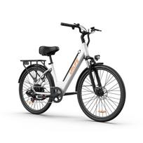 URLIFE E26 36V13Ah/ 48V10.4AH Baterija Miesto Komuteris Elektrinis Dviratis 250W Variklis Ebike 26 Colių Stori Padangų Suaugusiųjų Elektrinis Dviračio balta
