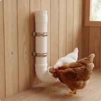 Gravity Chicken Feeder Low-Mess for Poultry Farmers