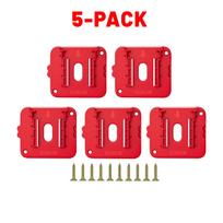 11 Pack Battery Holder for Milwaukee M18 18V Battery Wall Mount Holder Storage Case Tool Holder For Shelf Work Van Toolbox