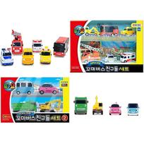 Kilmės Korėjos modelis- Tayo mažasis autobusas Tayo Friends specialus mini 10 vnt žaislų rinkinys 7.1 x 4.1 x 5.1 blue