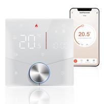 Išmanusis Tuya WiFi termostatas, skaitmeninis balsu valdomas kas savaitę programuojamas temperatūros valdiklis, skaitmeninis Water Heating balta