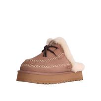 UGG Leisure Versatile Retro Eva Anti-Wear Open-Toe Slippers Women slippers Light-Oak-Brown 1158260-RYK 36 beige