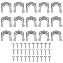 Garden Tool Hook for Shed and Garage Storage Sturdy Carbon Steel Hangers with Mounting Screws for Various Tool