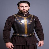 18GA Plieno LARP Riterio Kirasas Viduramžių Krūtinės Šarvai Krūtinės Striukė Rankų Darbo Kario Šarvai Dovana black