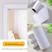 Lipni medžio rašto durų staktos remonto apdailos juosta 10 cm Width X 5 m Length white