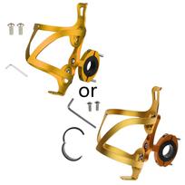 Aluminum Alloy Water Bottle Cages, Basic MTB Bike Bicycle Aluminum Alloy Water Bottle Holder Cages Brackets