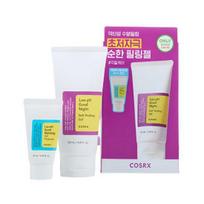 COSRX Low pH Good Night Soft Peeling Gel Gentle Exfoliating Face Peeling Gel Set 120ml + Cleanser 20ml purple