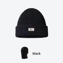 2 in1 Winter Knitted Balaclava Cap Windproof Warm Ski Beanies Men Women Tactical Cycling Running Earmuffs Cap  Full Face Mask juoda