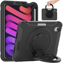 Hybrid Case for IPad Mini 7 A17 Pro 2024 Mini 7 2021 8.3 Inch Model A2993 A2995 A2996 A2567 A2568 A2569 360 Rotating Stand Cover iPad Mini 6 2021 juoda