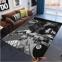 Aštuonios kamuoliukų biliardo kilimas svetainei miegamojo kilimai virtuvei vaikams sofai neslystantis grindų kilimėlis gimtadienio dovana fotografijos rekvizitas kilimas 80x120cm
