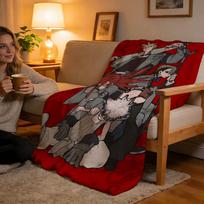 Gachiakuta Mesti didelio tankio trumpo pliušo pledas minkštas sofai oro kondicionieriaus kambariui. 75cmx90cm brown