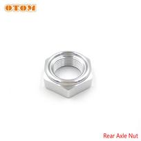OTOM Motorcycle M18 Front & M22 Rear Wheel Axle Nut Screw Bolts Aluminum For YAMAHA YZF WRF KAWASAKI KXF KLX KX SUZUKI DR-Z RMZ Rear Wheel Axle Nut