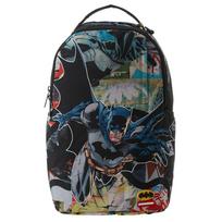 Sprayground x Batman Collaboration Logo Pattern Print Polyester Backpack Men backpack Multicolor W1135810 Multicolor gray